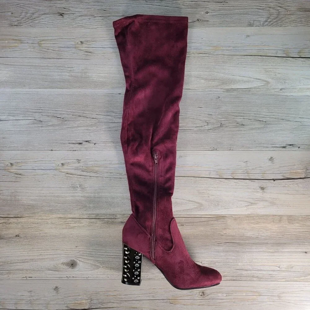 Carlos by Carlos Santana Quantum Over-the-Knee Boots Sz 7.5M
